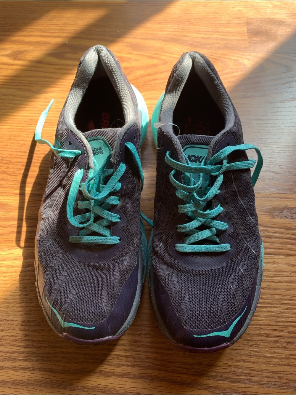 Hoka One One Teal Shoes Women Size 9 Athletic Shoes Footwear Casual Sneakers